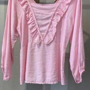 Camiseta cuello volante