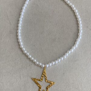 Collar perlas con estrella