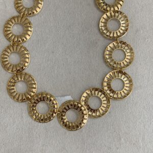 Collar círculos dorado