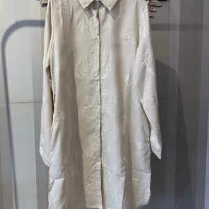 Vestido camisola con cinturón