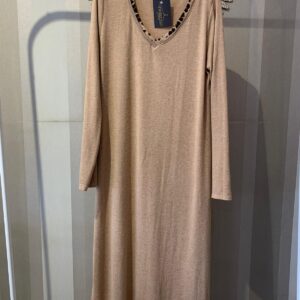 Vestido largo punto fino