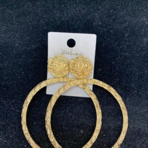 Pendientes aro dorado