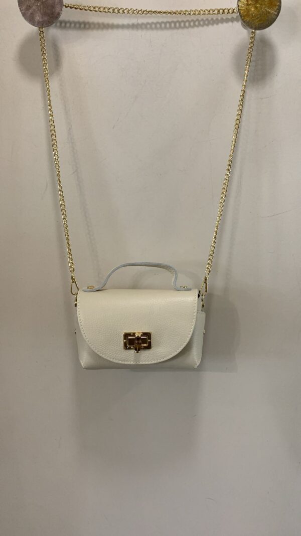Bolso piel cadena dorada