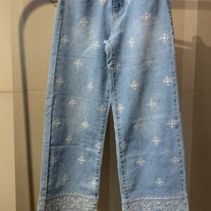 Pantalón vaquero bordado